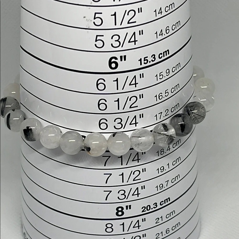 Beautiful stretchy Elegant Gray Beaded swirled Bracelet